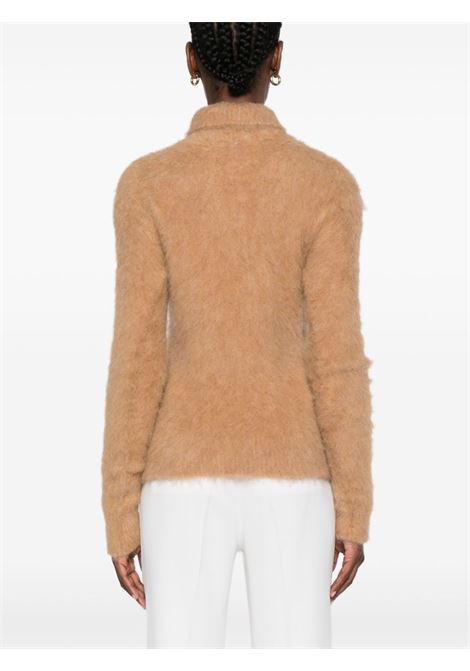 Brown elgar fluffy jumper  Maxmara sportmax - women MAXMARA SPORTMAX | 2422366162600006